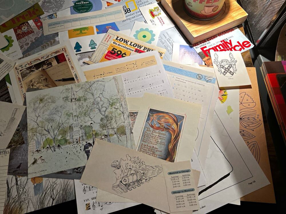 100 Pc Vintage Ephemera Curated Mixed Media for junk journals, scrapbooks, etc